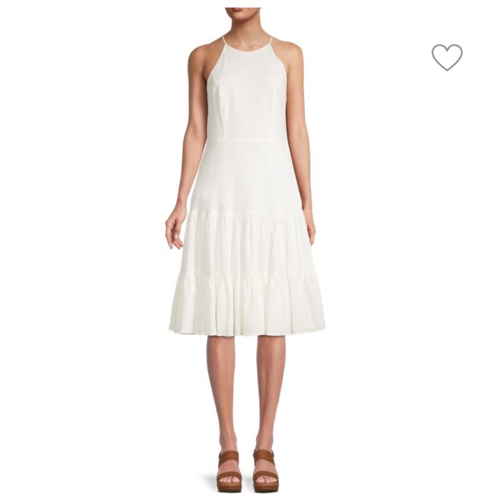 TOMMY HILFIGER Textured Tiered Dress size 6 NWT